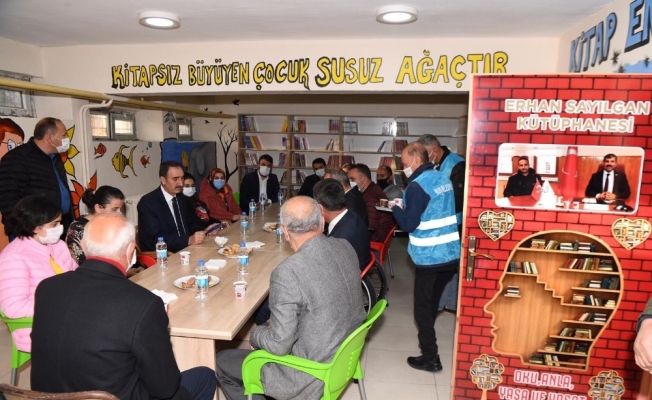 Muş Belediyesi merhum öğretmen Sayılgan adına kütüphane kurdu