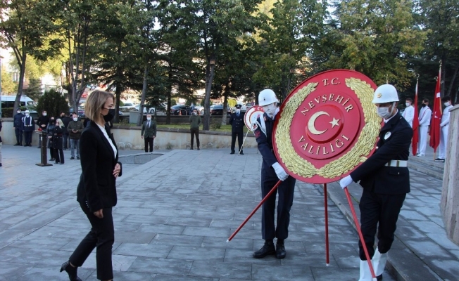 Nevşehir’de10 Kasım Atatürk’ü anma töreni düzenlendi