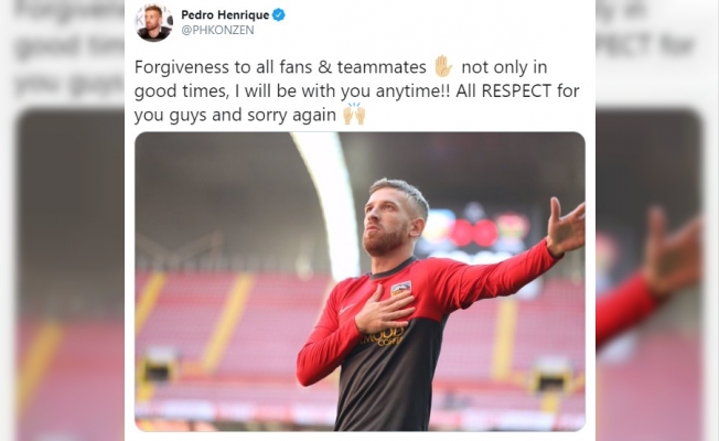 Pedro Henrique özür diledi