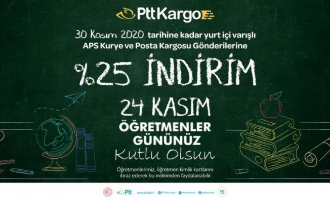 PTT’den Öğretmenler Günü’ne özel indirim sürprizi