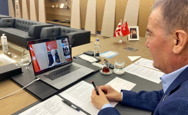 Başkan Böcek Kılıçdaroğlu başkanlığındaki çevrim içi toplantıya katıldı