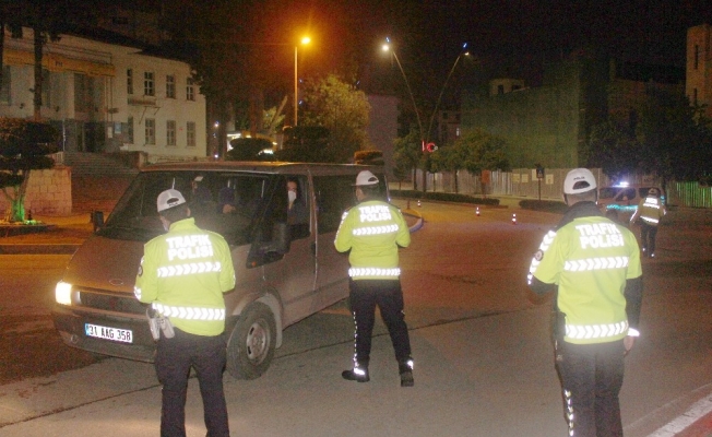 Hatay’da sokağa çıkma kısıtlamasında sıkı denetim