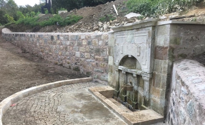 Ordu’da tarihi çeşmeler onarılıyor