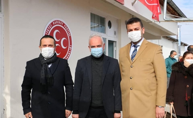 AK Parti Ürgüp teşkilatı, MHP İlçe Başkanlığı’nı ziyaret etti