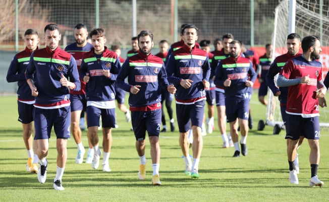 Alanyaspor Erzurumspor maçına sıkı hazırlanıyor