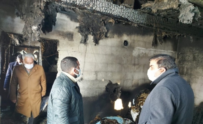 Başkan Çalkın’ndan evi yanan Acar ailesine anlamlı ziyaret