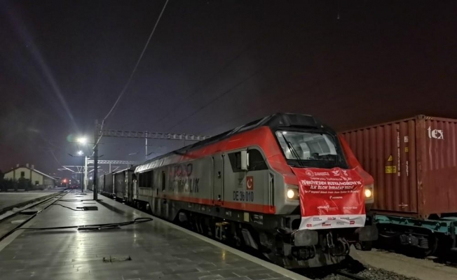 Çin ve Rusya’ya giden ihracat treni Kayseri’de