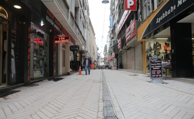 Feridun Özbay Caddesi çalışmalarında sona gelindi