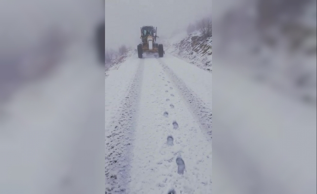 Gercüş’te kar yağışı hayatı durma noktasına getirdi