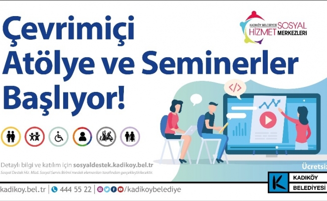 Kadıköy’de atölye ve seminerler artık çevrimiçi