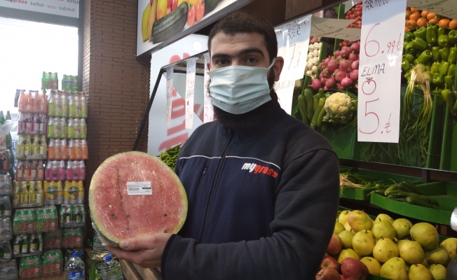 Karpuz 9 liralık kilo fiyatı ile tezgâhlarda