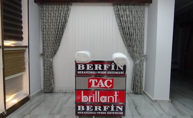 Kızıltepe’de üretilen perdeler Türkiye’ye satılıyor