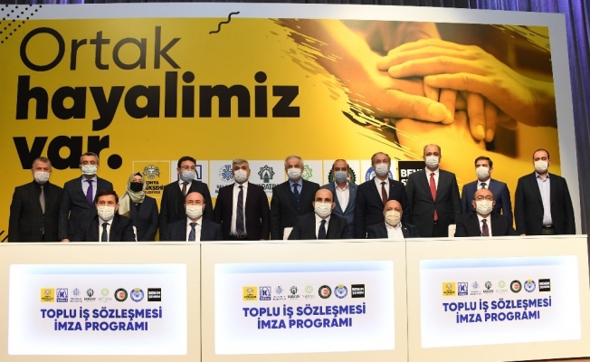 Konya belediyelerinde toplu sözleşme imzalandı