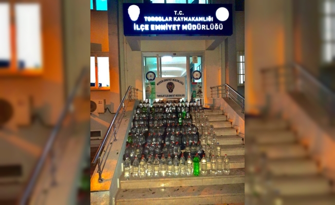 Mersin’de 537 litre sahte alkol ele geçirildi