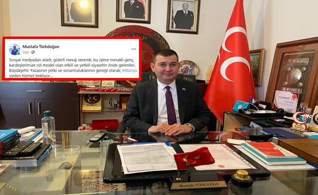 Türkdoğan: Antalya’da atar yapmayın, millet için hizmet yapın!