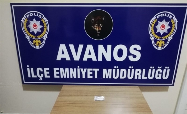 Avanos’ta şüpheli şahıstan uyuşturucu ele geçirildi