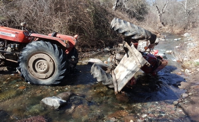 Bigadiç’te traktör kazası: 1 ölü