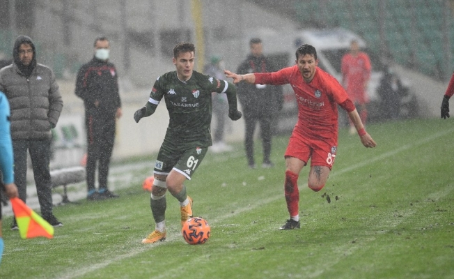 Bursaspor’un gol zinciri 20 maç sürdü