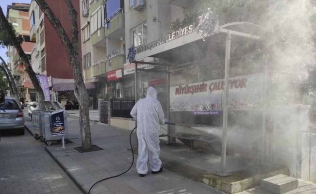 Büyükşehir Belediyesi dezenfekte çalışmalarına devam ediyor