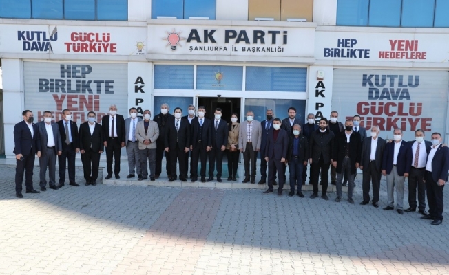 Canpolat AK Parti teşkilatıyla bir araya geldi