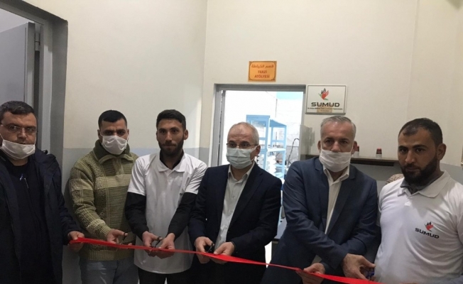 Çobanbey’de mahkumlara meslek kazandırmak için atölye kuruldu