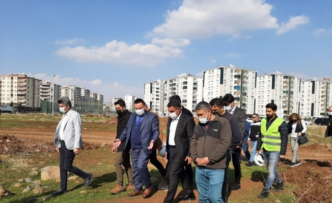 Diyarbakır’ın yeni oksijen deposu Bağlar Millet Bahçesinin yapımına başlandı