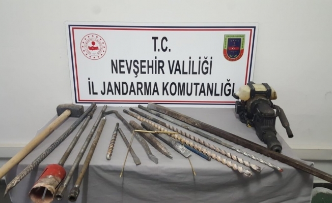 Gülşehir’de define avcısı 2 kişi yakalandı