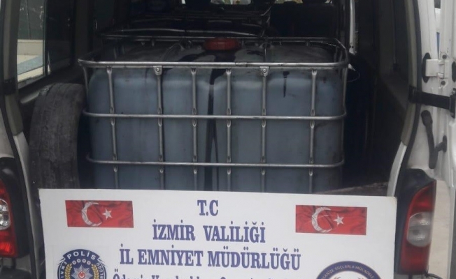 İzmir’de polisten kaçak akaryakıt operasyonu