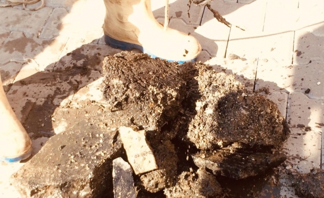 Kanalizasyondan çıkanlar şaşırttı