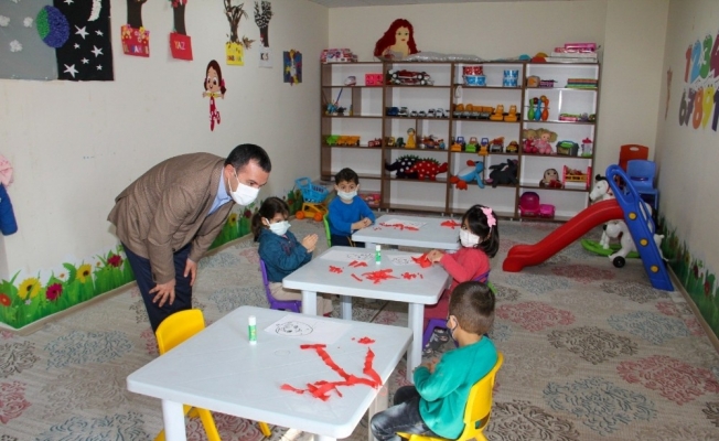 Kaymakam Türkman’dan aile destek merkezi ve aşevine ziyaret