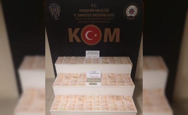 Kırşehir polisinden sahte para operasyonu: 1 gözaltı