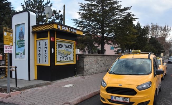 Kocasinan’da modern taksi durakları