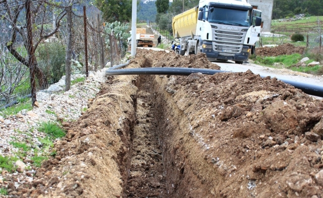Kumluca’da Erentepe Mahallesi içme suyuna kavuşuyor