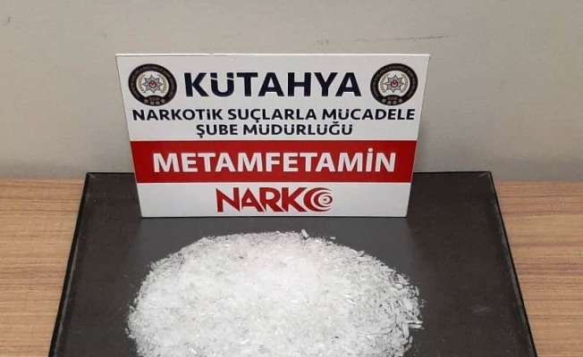 Kütahya’da 120 gram metamfetamin ele geçirildi