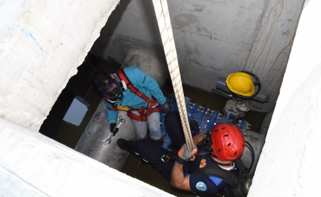 MASKİ’de gerçeği aratmayan tatbikat