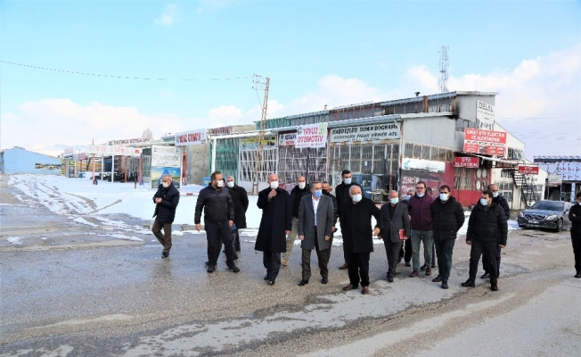 Milletvekili Arvas ve Belediye Başkanı Akman’dan sanayi sitesi esnafına ziyaret