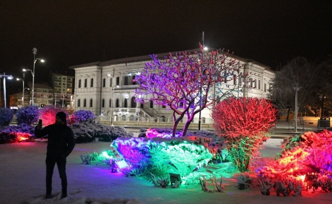 Sivas yeniden beyaz gelinliğini giydi, kartpostallık görüntüler ortaya çıktı