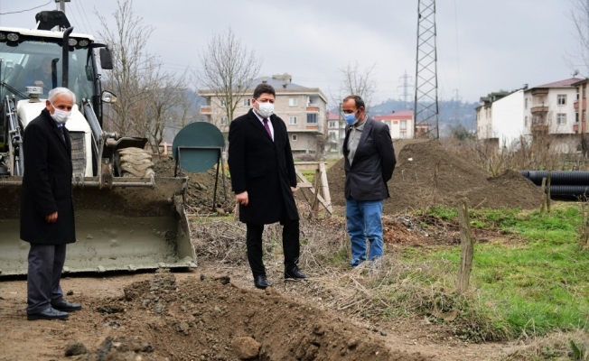 Tarihi mahallede altyapı sorunu çözülüyor