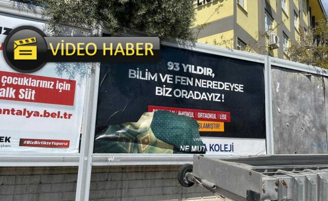 Alanya Atatürk posteri yırtılması olayında flaş gelişme
