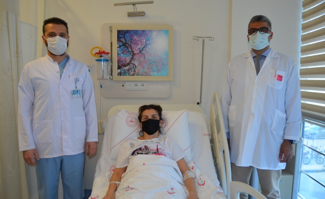 Alanya’da ilk kez yapılan kapalı ameliyatla sağlığına kavuştu