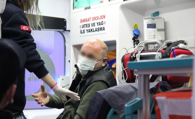 Alkollü direksiyona geçince kaza yaptı: 1 yaralı