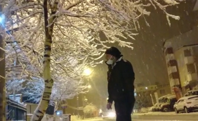 Ardahan’da kar yağışı