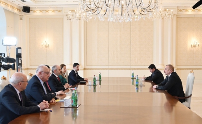 Azerbaycan Cumhurbaşkanı Aliyev, TBMM Dışişleri Komisyonu Başkanı Kılıç’ı kabul etti