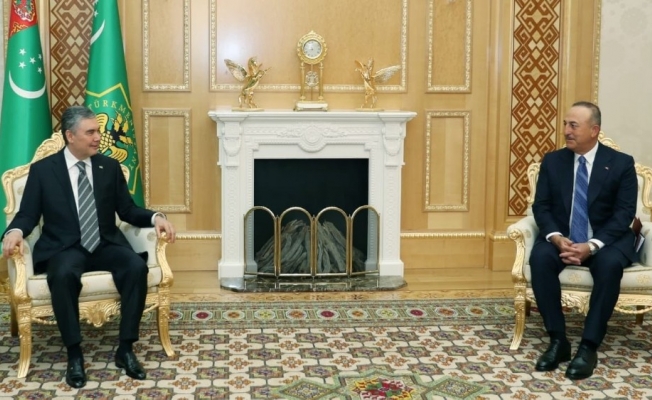 Bakan Çavuşoğlu Türkmenistan Devlet Başkanı Berdimuhamedov tarafından kabul edildi