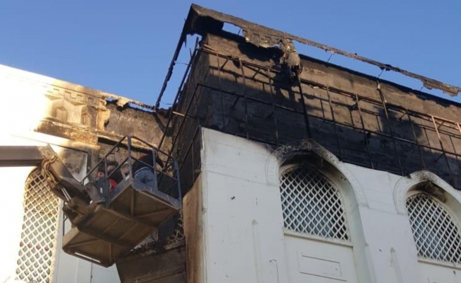 Menzil’de çıkan yangın korkuttu