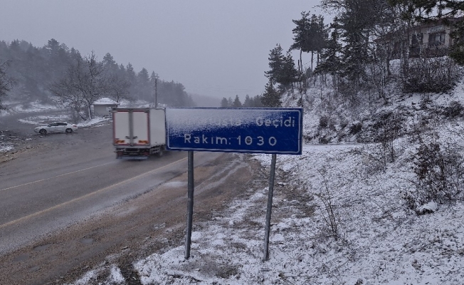 Meteoroloji uyarmıştı, Karabük’te kar yağışı başladı