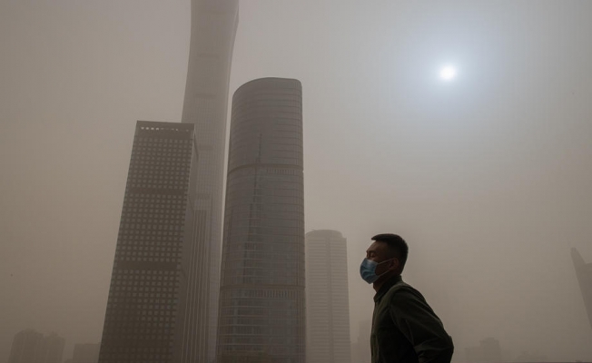 Pekin’i kum fırtınası vurdu