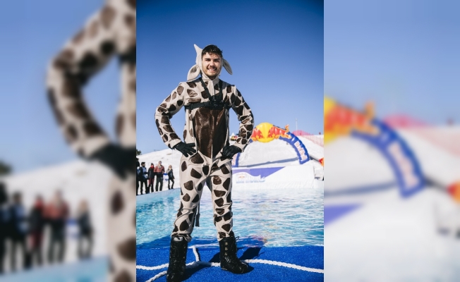 Red Bull Kar Havuzu filminde ünlü isimler buz gibi suyla dolu havuza atladılar