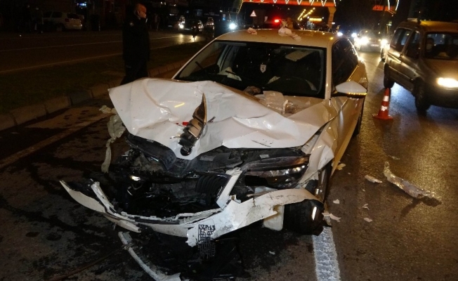 Samsun’da 3 aracın karıştığı kazada 3 kişi yaralandı