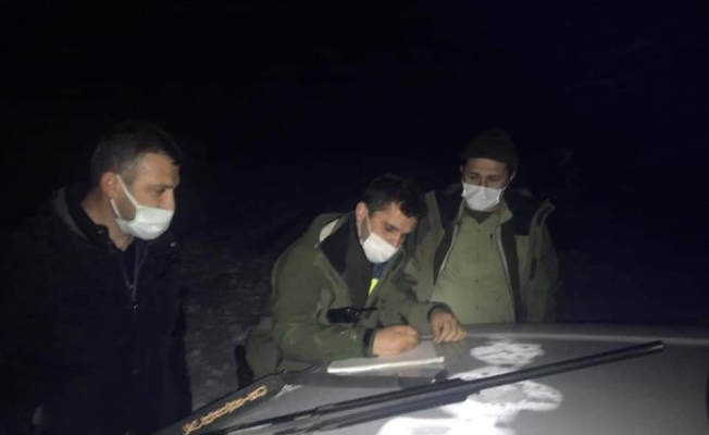 Türkeli’de gece avcılığı yapan 3 kişiye ceza